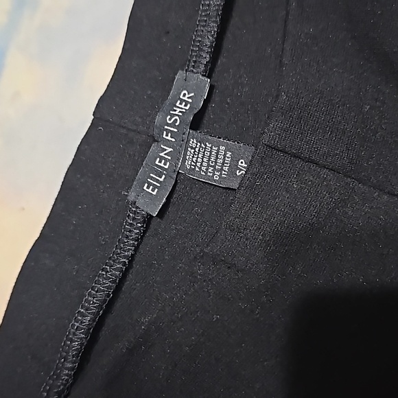 Eileen‎ Fisher Black Pull-on Leggings Pants Size Small - Picture 3 of 5